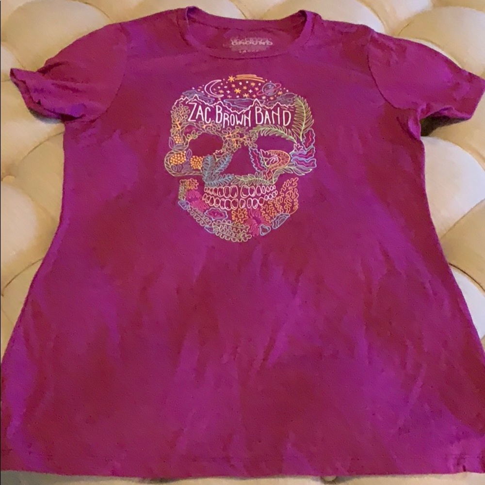 NWOT Vintage Zac Brown Band Tour TShirt Size Large